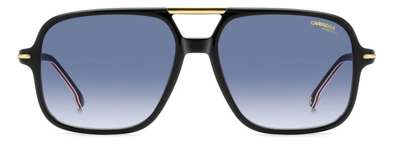 Carrera 350/S Blue Lens Men's Square Sunglasses 58mm by Beauty Care Bag