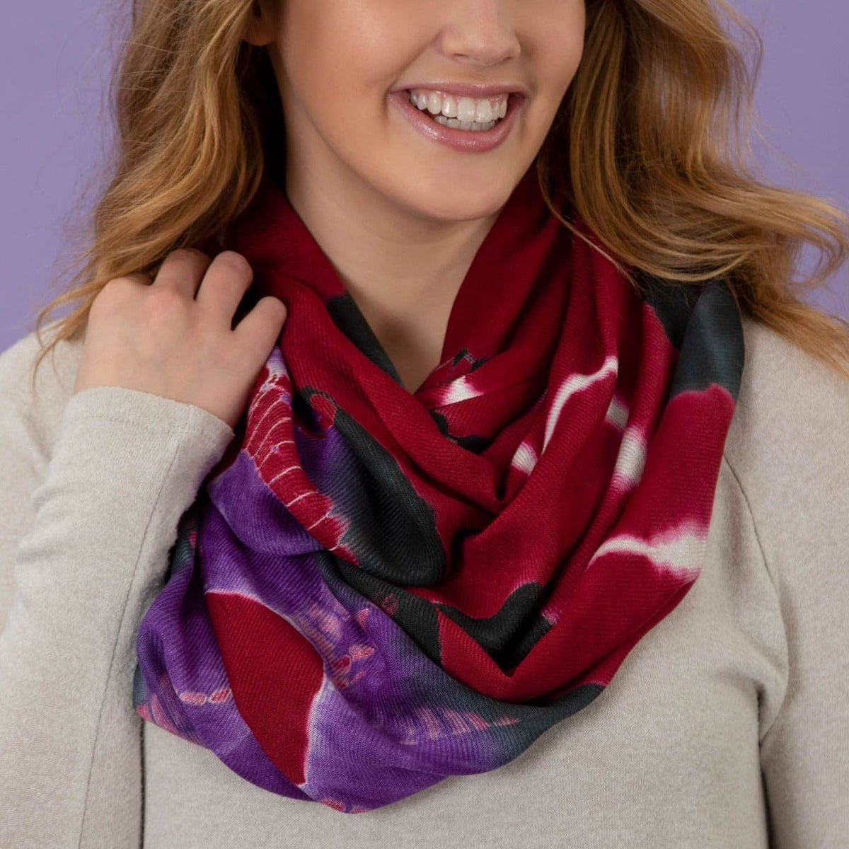 Cascade of Colors Infinity Scarf | Fair TradeScarves & BandanasTorqelo.com