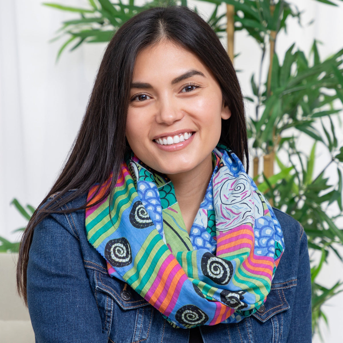 Cascade of Colors Infinity Scarf | Fair TradeScarves & BandanasTorqelo.com