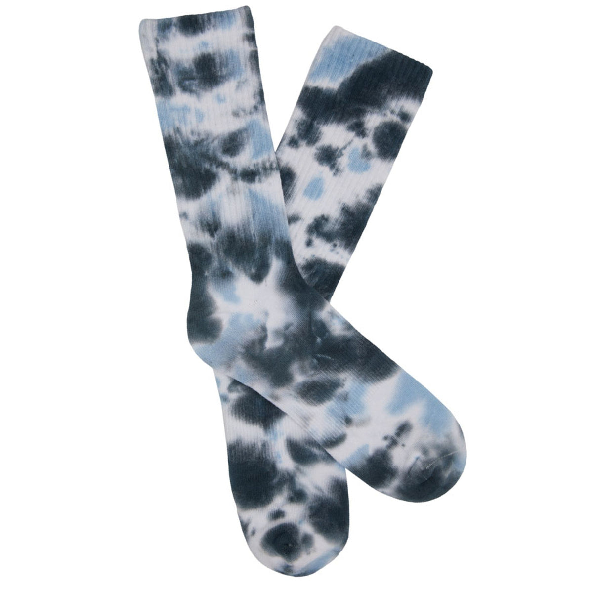 Casual Crew Blue 2 Color Tie-DyeCasual Crew SocksTorqelo.com