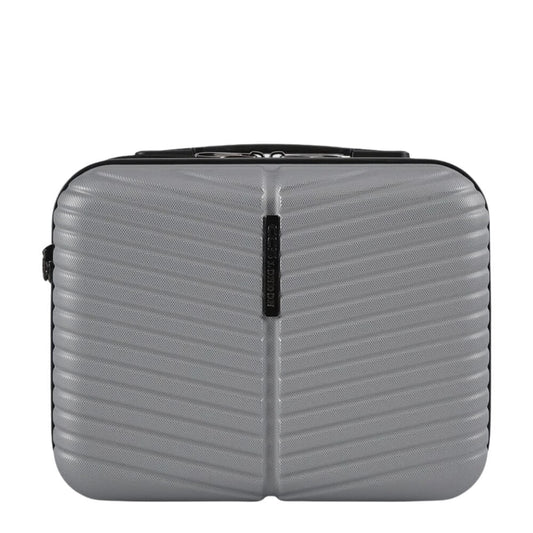 Ccs 5266 Hard Shell Makeup Bag in Silver by Beauty Care Bag