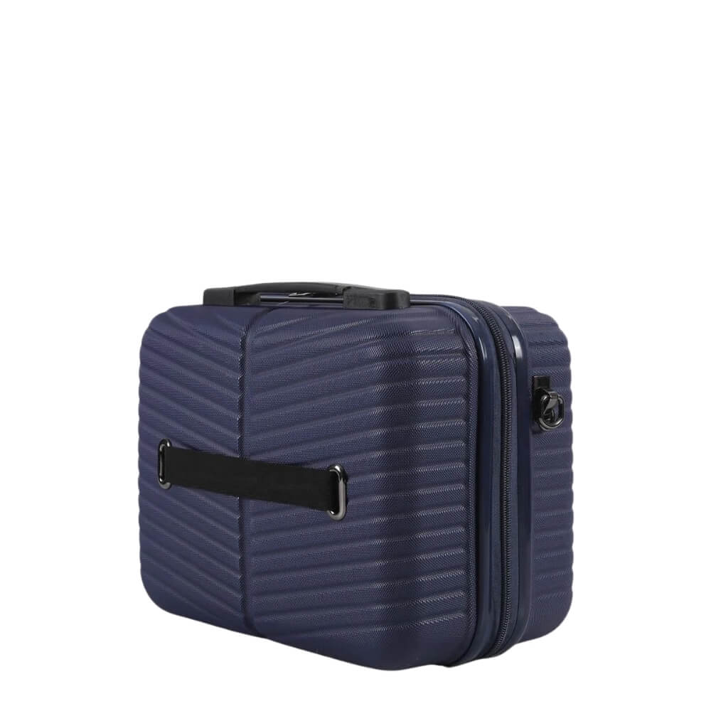CCS Hard Shell Makeup Case 5266 Navy Blue by Beauty Care Bag