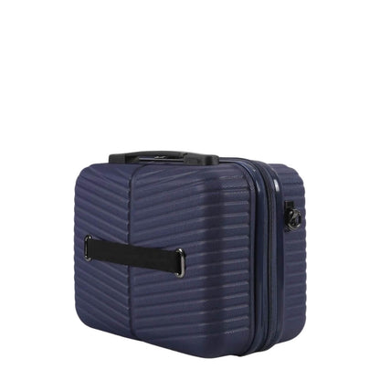 CCS Hard Shell Makeup Case 5266 Navy Blue by Beauty Care Bag