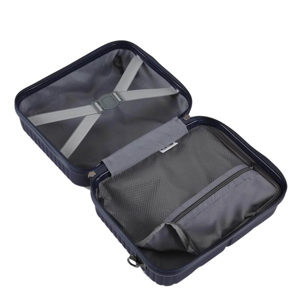CCS Hard Shell Makeup Case 5266 Navy Blue by Beauty Care Bag