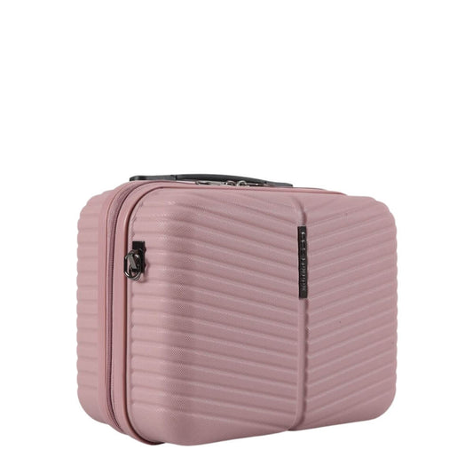 Ccs 5266 Hard Shell Makeup Bag in Powder Pink by Beauty Care Bag