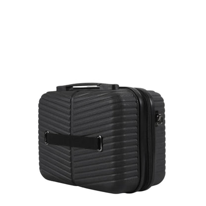 CCS 5266 Hard Shell Makeup Case in Black by Beauty Care Bag