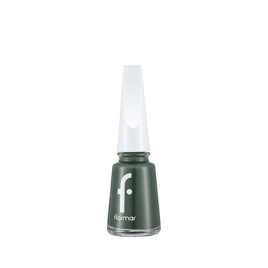 Flormar Nail Enamel High Pigment Polish 453 Khaki Green by Beauty Care Bag
