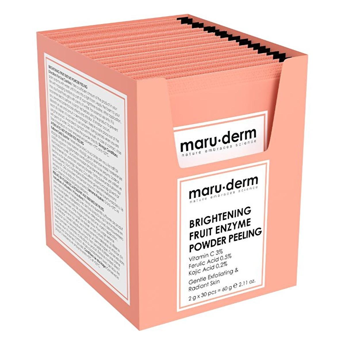 Maruderm Vitamin C Brightening Facial Exfoliating Powder: Reduce Dark Spots & Correct Uneven Skin Tone for Radiant Skin. by Beauty Care Bag