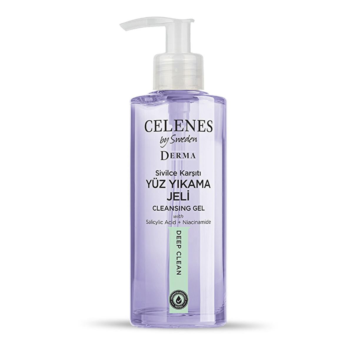 Celenes Derma Acne-Fighting Face Wash Gel with Salicylic Acid & Niacinamide - 8.45 fl ozCleanserTorqelo.com