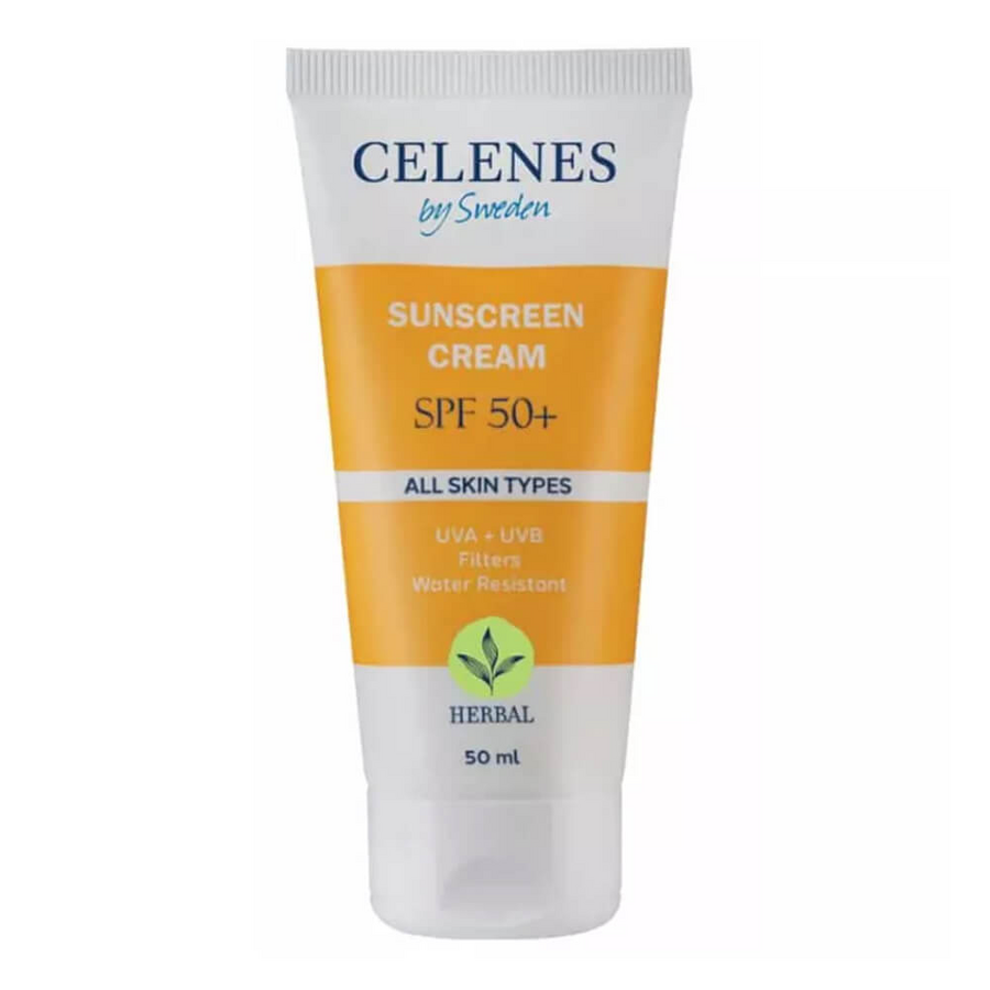 Celenes Herbal Sunscreen SPF 50 Protective Cream 50ml by Beauty Care Bag