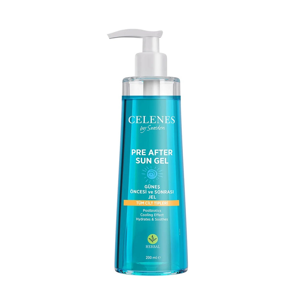 Celenes Herbal After Sun Moisturizing Gel Cooling Body Care 200ml by Beauty Care Bag