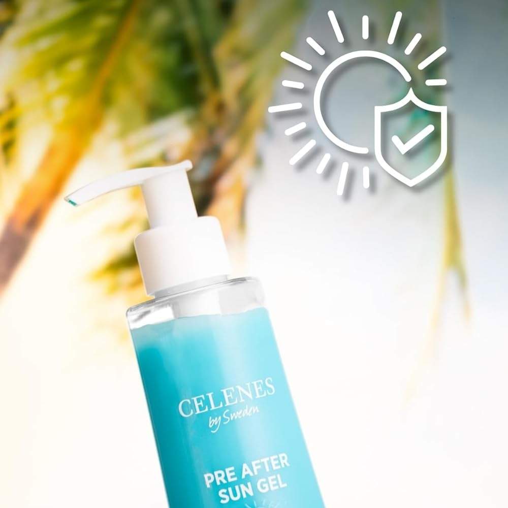 Celenes Herbal After Sun Moisturizing Gel Cooling Body Care 200ml by Beauty Care Bag