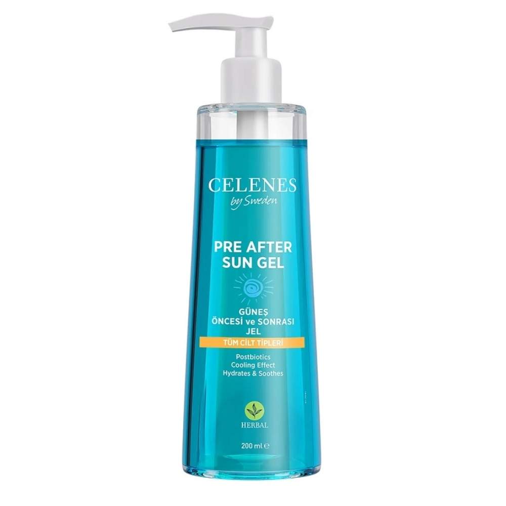 Celenes Herbal After Sun Moisturizing Gel Cooling Body Care 200ml by Beauty Care Bag