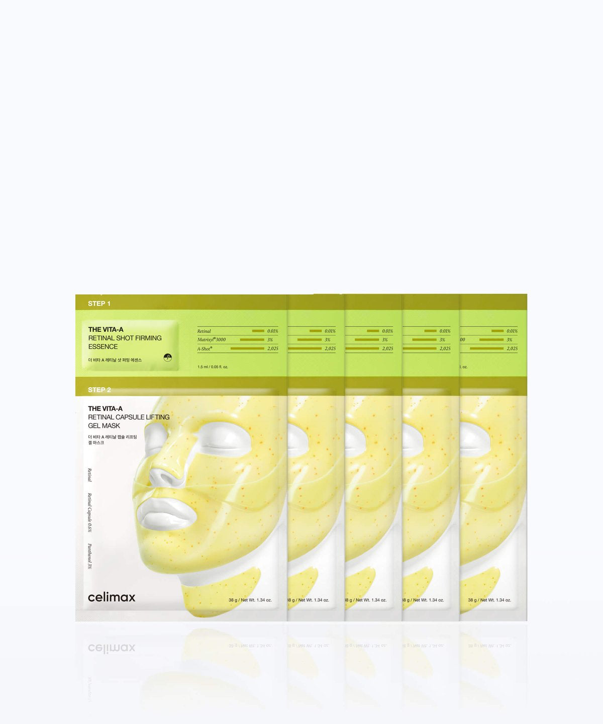 celimax The Vita-A Retinal 2-Step Gel Mask 4ea by Seoulia