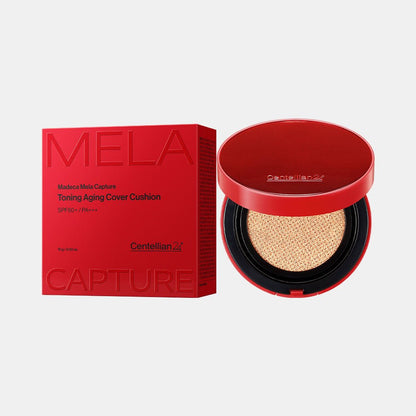 CENTELLIAN24 Madeca Mela Capture Toning Aging Cover Cushion SPF50+ PA+++ 15g (2colors) by Seoulia