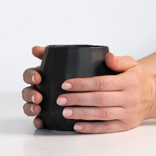 Ceramic stemless wine glasses – view 2
