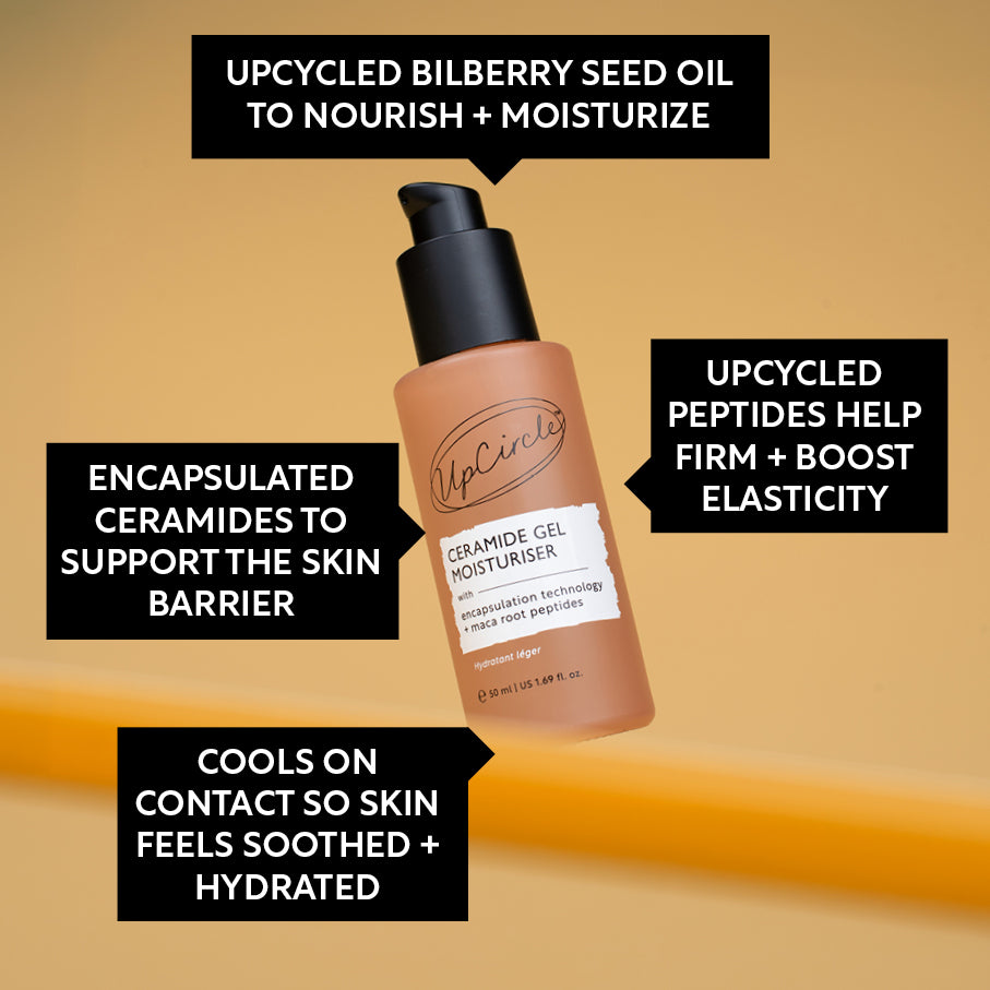 Ceramide Gel Moisturizer with Encapsulation Technology + Maca Root Peptides by UpCircle