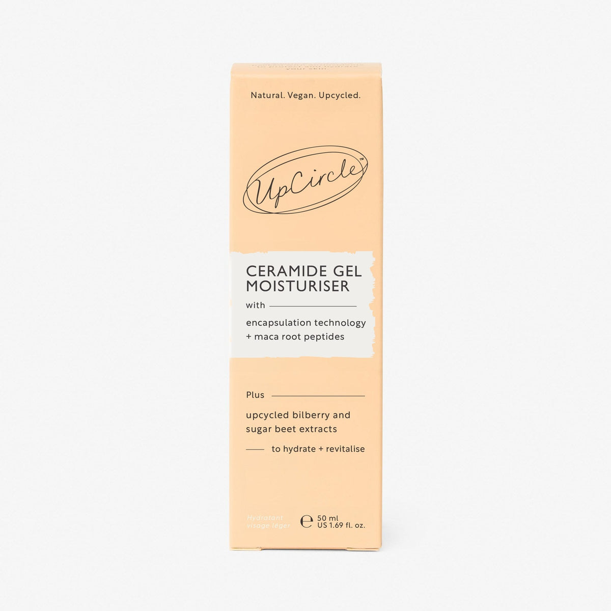 Ceramide Gel Moisturizer with Encapsulation Technology + Maca Root Peptides by UpCircle
