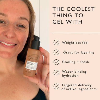 Ceramide Gel Moisturizer with Encapsulation Technology + Maca Root Peptides by UpCircle