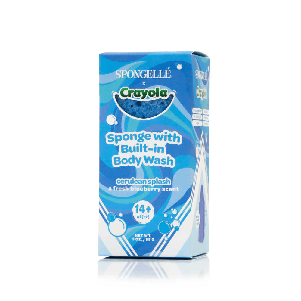 Cerulean Splash Body Buffer | CrayolaBody Wash Infused BufferTorqelo.com