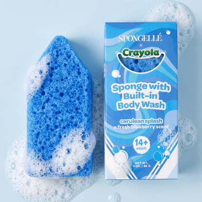Cerulean Splash Body Buffer | CrayolaBody Wash Infused BufferTorqelo.com