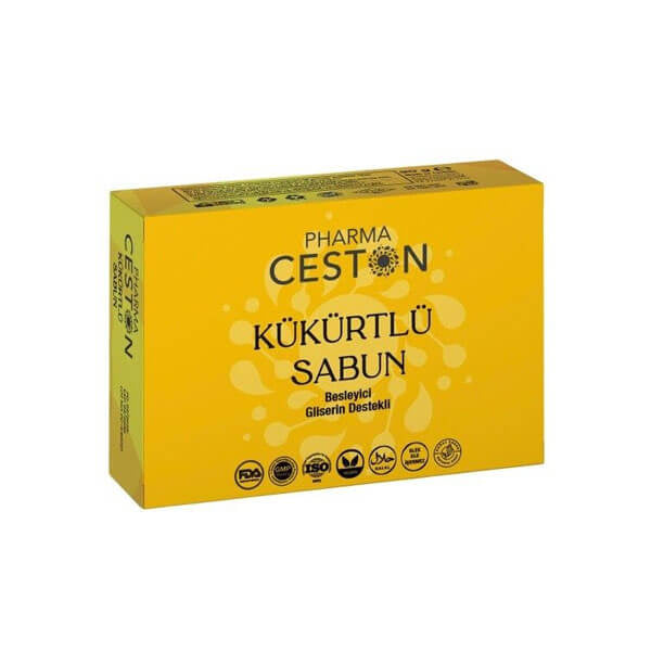 Ceston Sulfur Soap Cleansing Bar for Oily Skin 90g by Beauty Care Bag