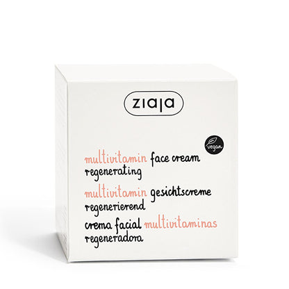 Ziaja Multivitamin Face Cream: Anti-Aging Moisturizer for Mature Skin - Vegan, Natural Skincare for Wrinkle Reduction, Hydration & Improved Elasticity by Beauty Care Bag