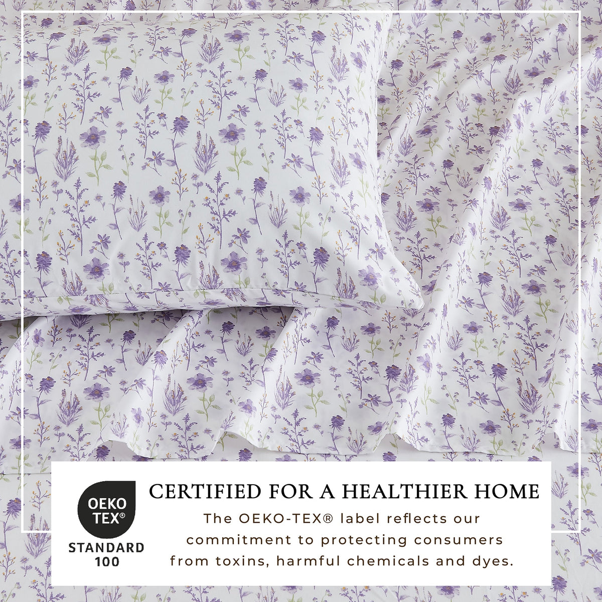 Watercolor Floral Sheet Set - Delia Collection by Great Bay Home