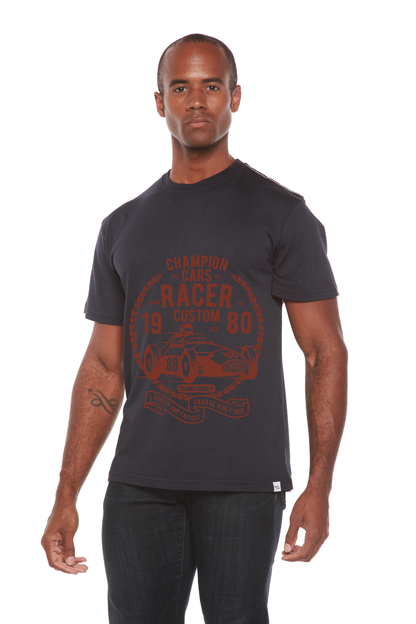 Champions Cars men's bamboo graphic T-shirt – view 3