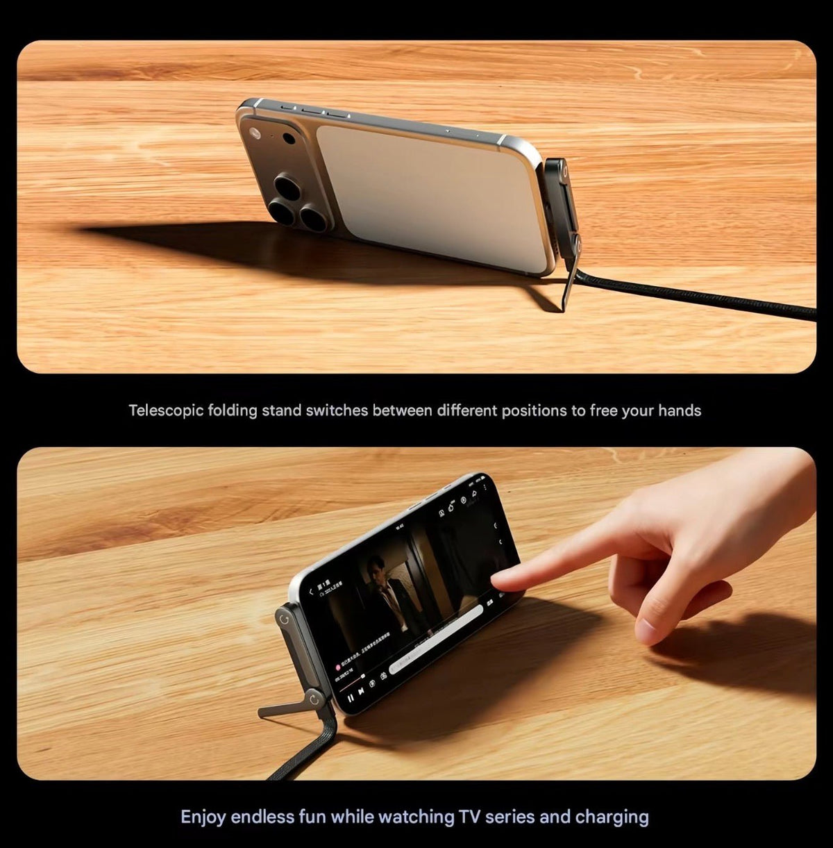 ChargeStand 2-in-1 CableTorqelo.com