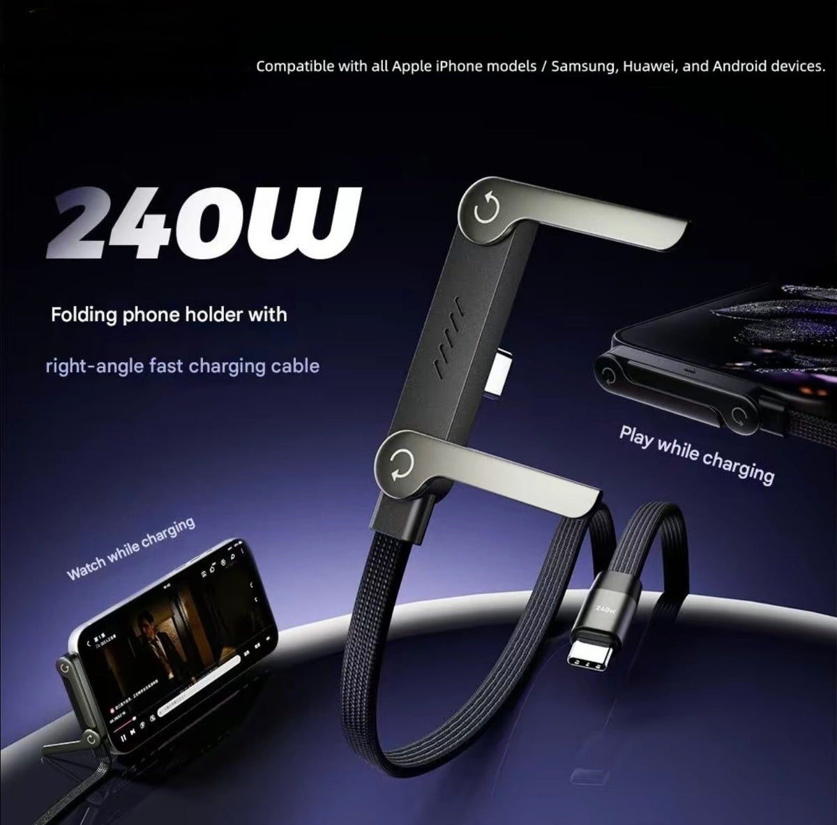 ChargeStand 2-in-1 CableTorqelo.com