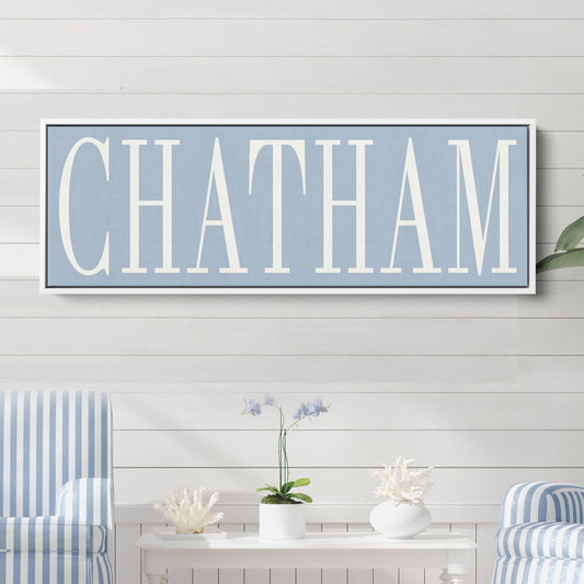 Personalized Framed City, Town, Family Name Canvas Sign | Create Your Own by Off The Square Designs