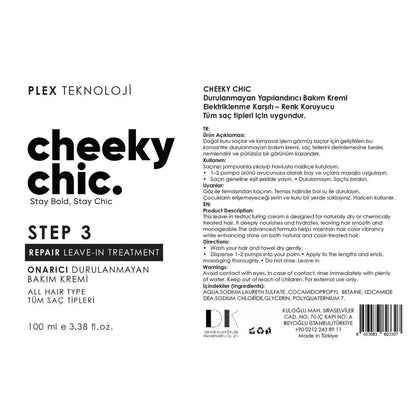 Cheeky Chic Step 3 Repair Leave-In Hair Treatment 100 mlHair CareTorqelo.com
