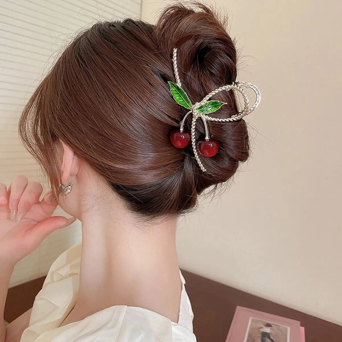 Cherry Hair Claw ClipHair AccessoriesTorqelo.com