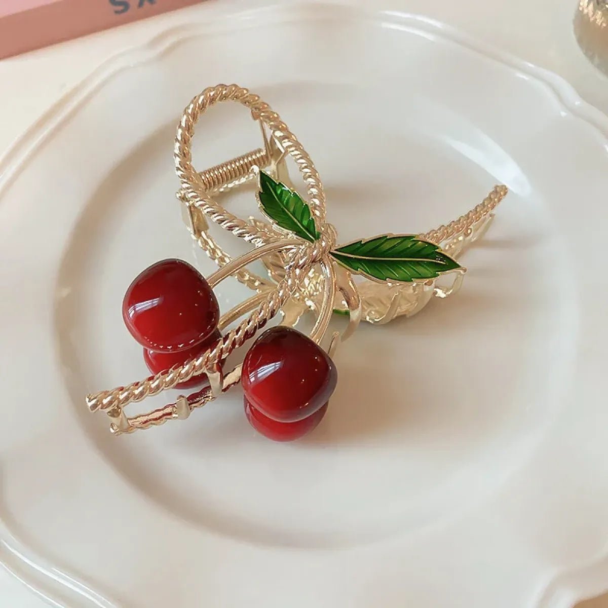 Cherry Hair Claw ClipHair AccessoriesTorqelo.com