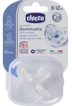 Chicco Physio Soft Silicone Pacifier for 6-12 Months by Beauty Care Bag
