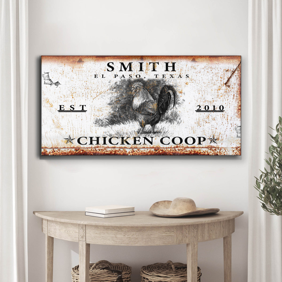 Chicken Coop Sign VI by Tailored Canvases
