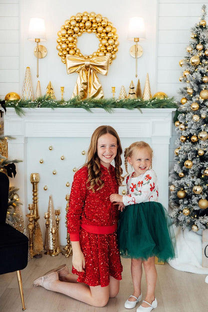 Christmas Cutie L/S Tutu DressTutu Dress L/STorqelo.com