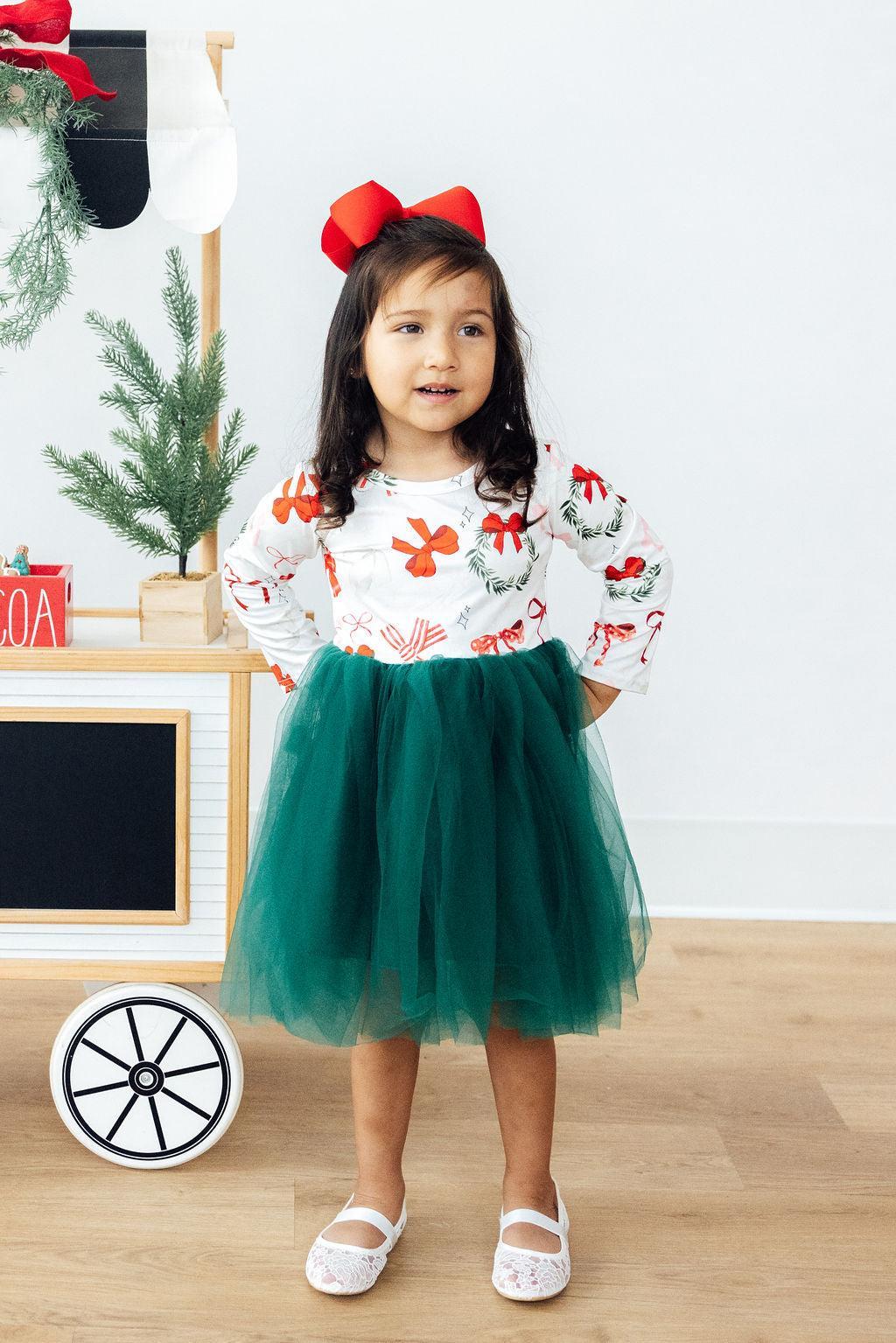 Christmas Cutie L/S Tutu DressTutu Dress L/STorqelo.com