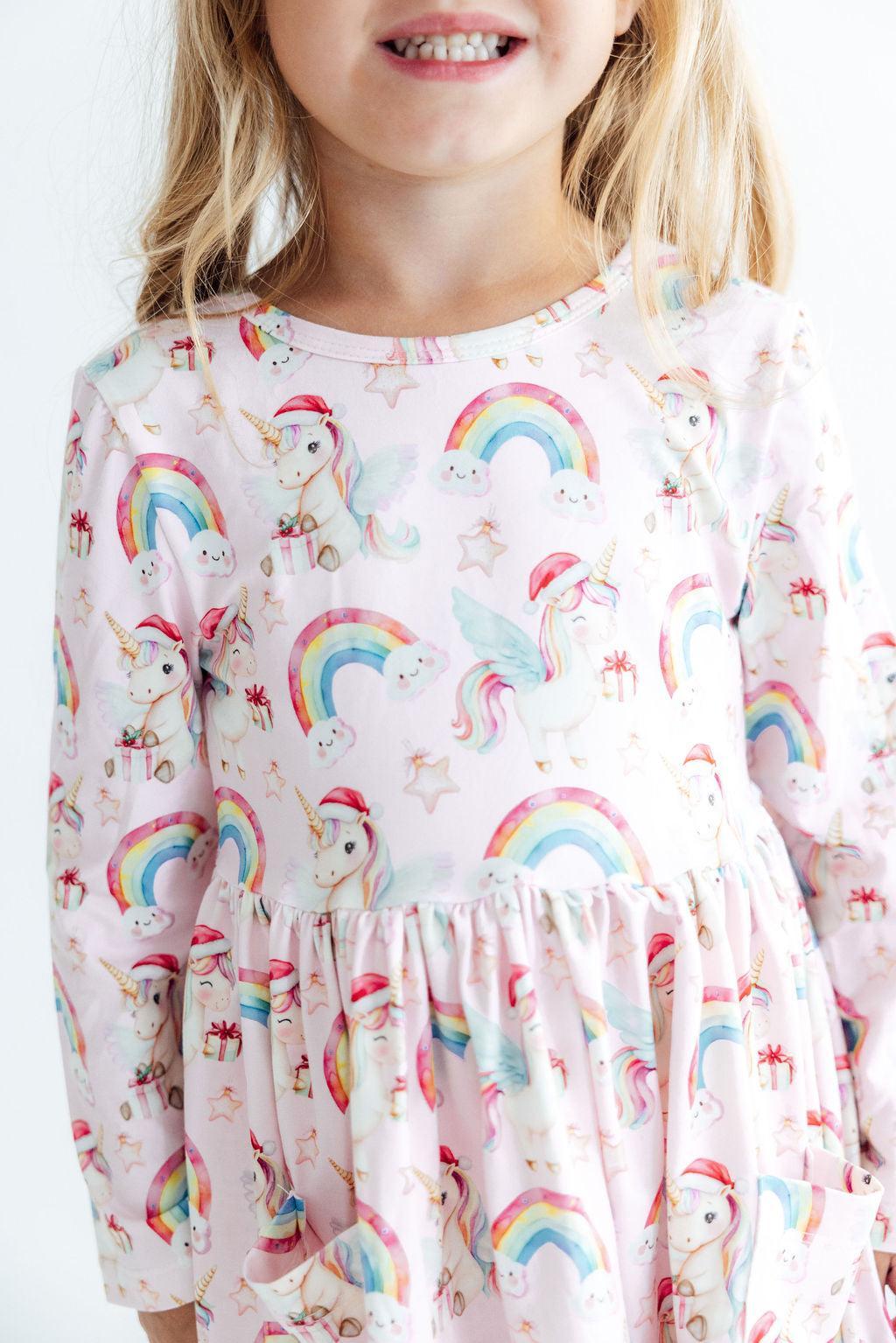 Christmas Magic L/S Pocket Twirl DressTwirl Dress - L/S - PocketTorqelo.com