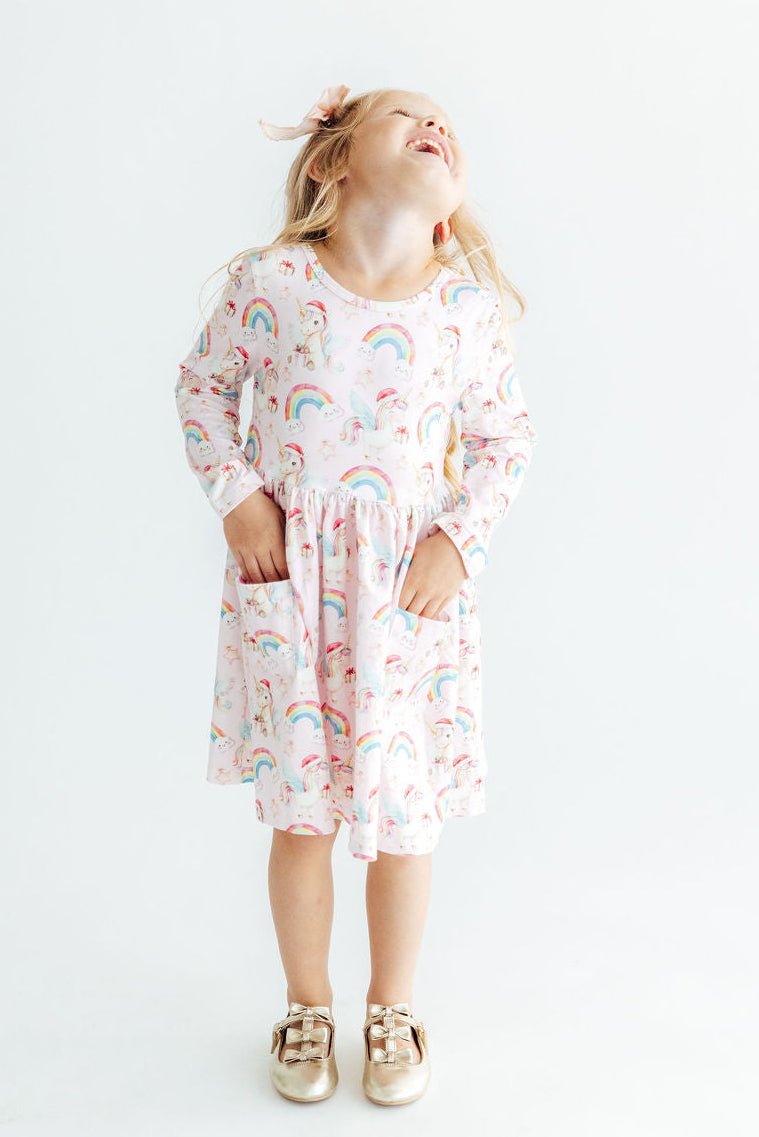 Christmas Magic L/S Pocket Twirl DressTwirl Dress - L/S - PocketTorqelo.com