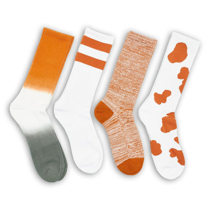 CiderOrange Casual Socks 4 PackTeam ColorwaysTorqelo.com