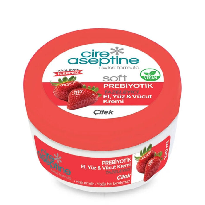 Cire Aseptine Soft Prebiotic Strawberry Cream 100ml by Beauty Care Bag