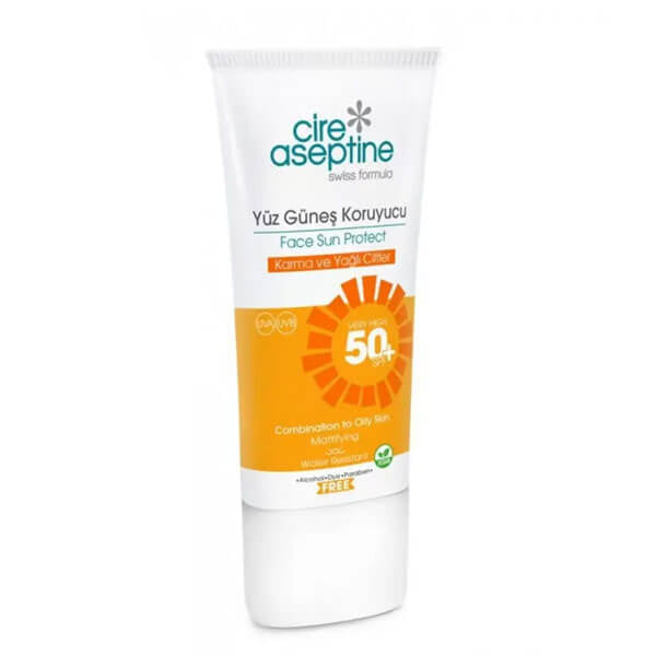 Cire Aseptine SPF 50 Face Sunscreen for Oily Skin 50 ml by Beauty Care Bag