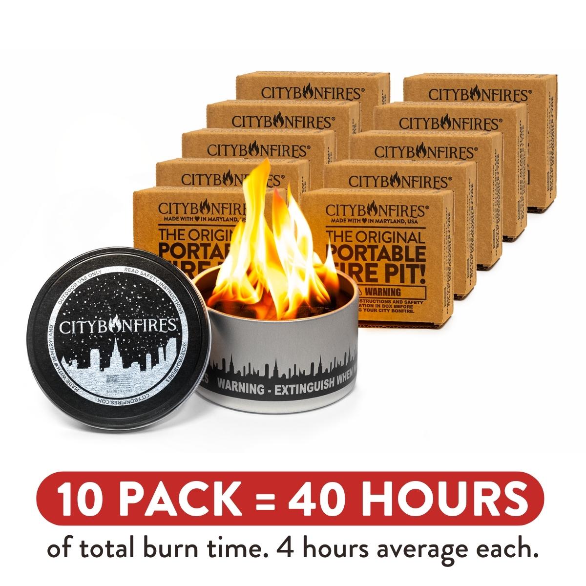 City Bonfire - 10 Pack by City Bonfires