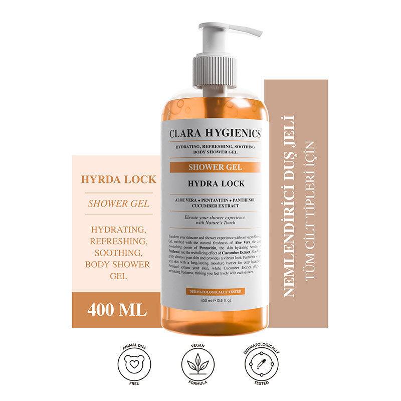 Clara Hygienics Hydra Lock Hydrating Face & Body Wash 400ml by Beauty Care Bag