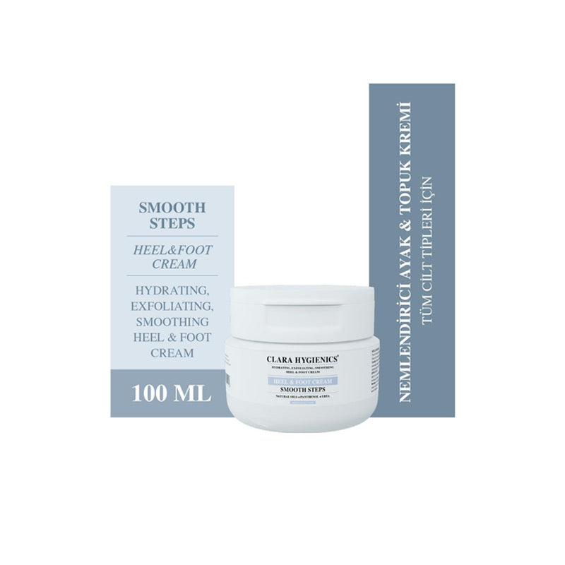 Clara Hygienics Smooth Steps Heel Foot Cream 100 ml by Beauty Care Bag