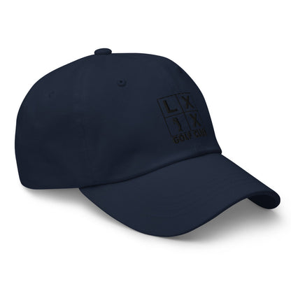 Four Box logo dad hat, black logo – view 5