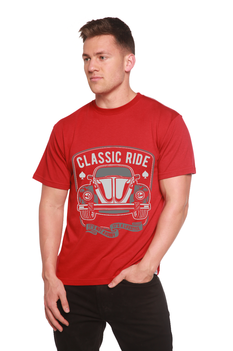 Classic Ride men's bamboo and organic cotton short sleeve graphic t-shirt