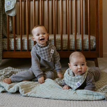 Clay Bandana Bib Set (8 pack) by Parker Baby Co.